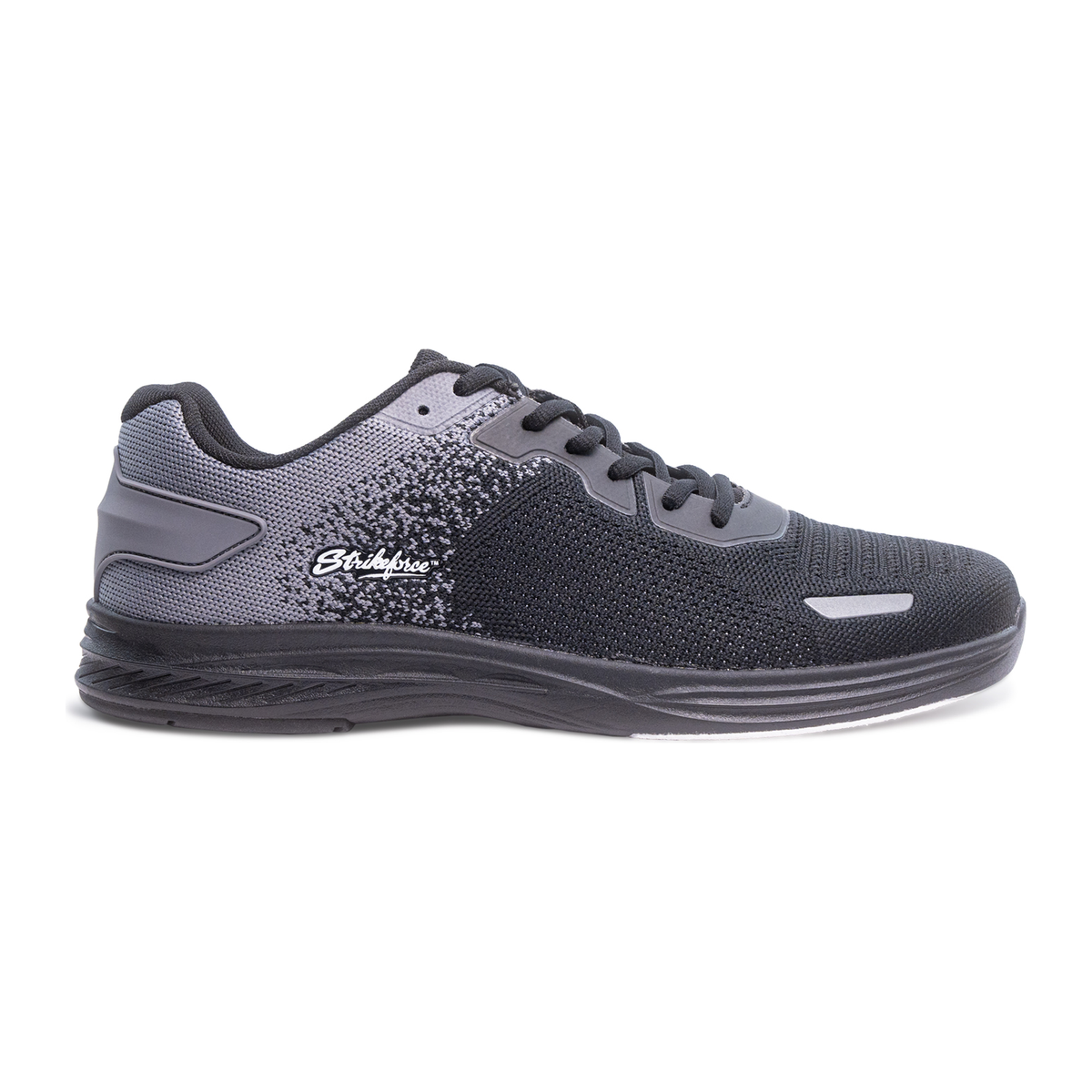 KR Strikeforce Wingman Men's Bowling Shoes - Black/Carbon in Black/Carbon - lateral