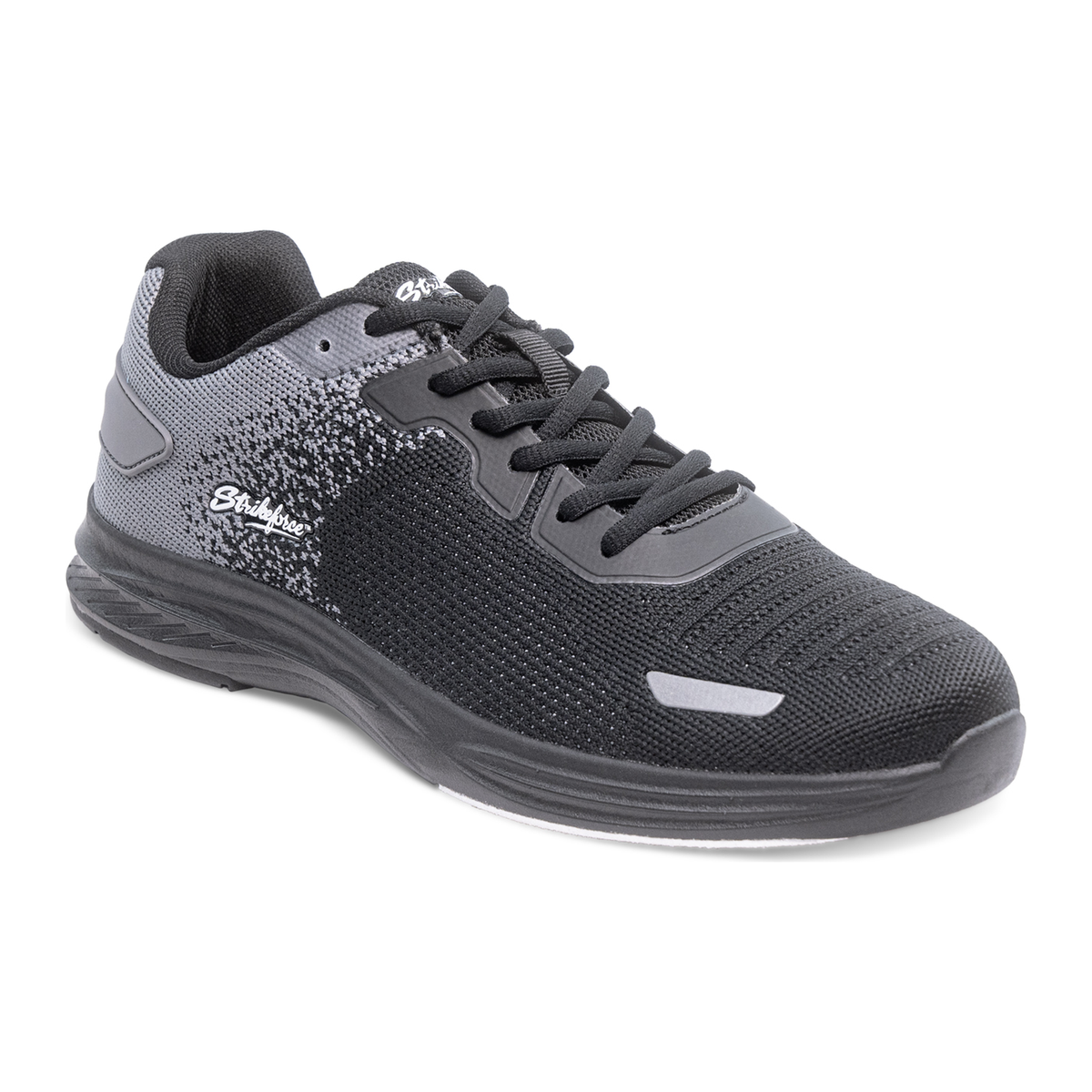 KR Strikeforce Wingman Men's Bowling Shoes - Black/Carbon in Black/Carbon - angle