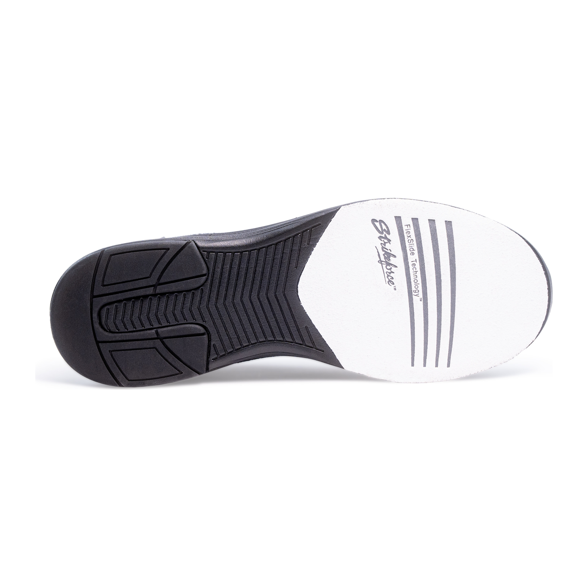 KR Strikeforce Wingman Men's Bowling Shoes - Black/Carbon in Black/Carbon - right outsole