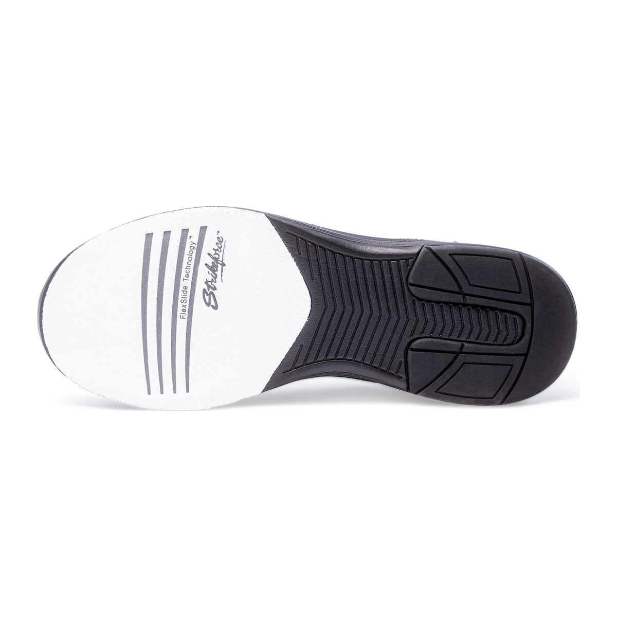 KR Strikeforce Wingman Men's Bowling Shoes - Black/Carbon in Black/Carbon - left outsole