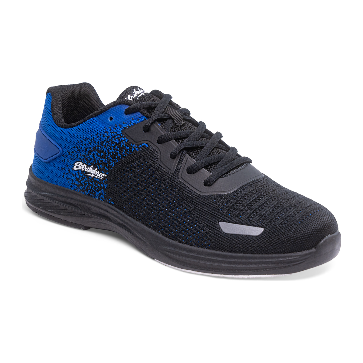 KR Strikeforce Wingman Men's Bowling Shoes - Black/Royal in Black/Royal - angle
