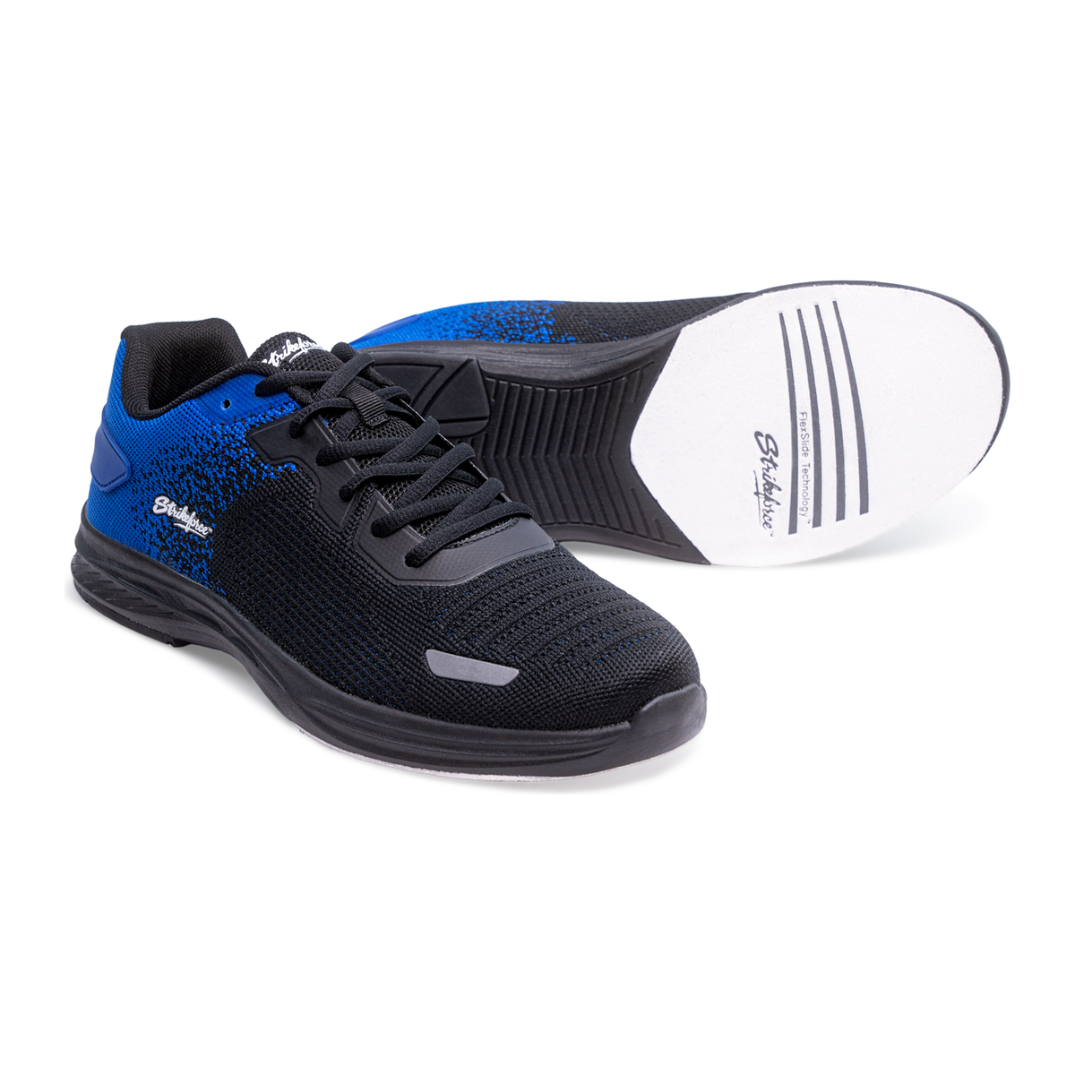 KR Strikeforce Wingman Men's Bowling Shoes - Black/Royal in Black/Royal - set up 2