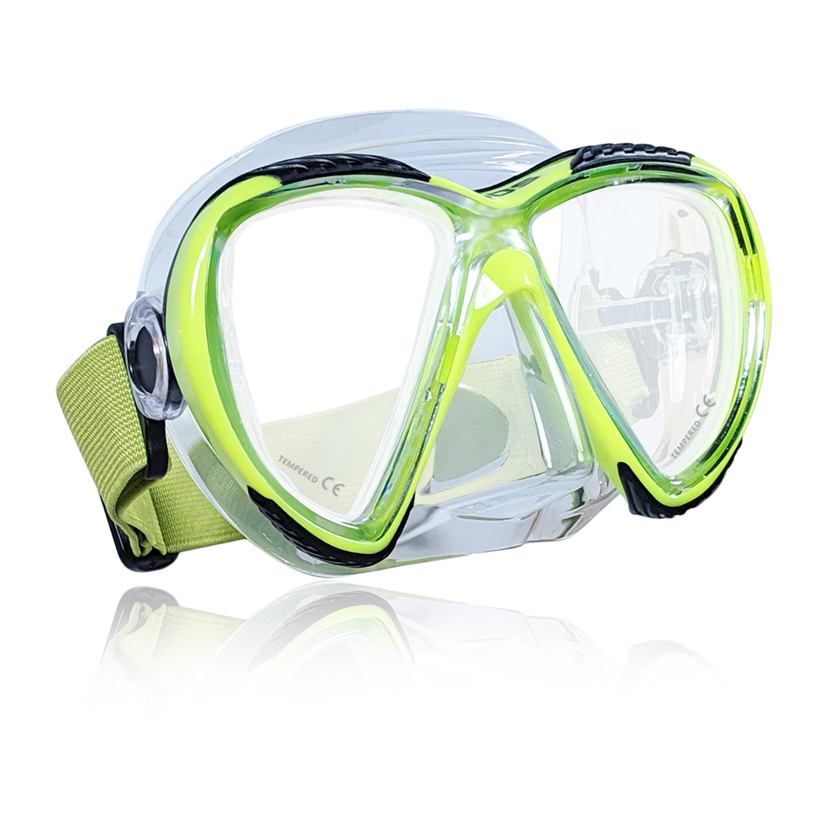 Tilos Cogito Mask w/ Elastic Head Strap, Tailored for Snorkelers
