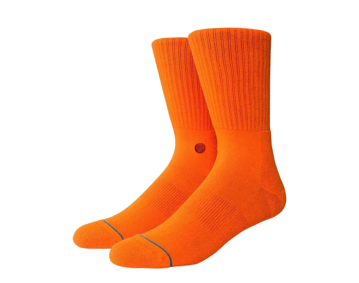 Stance Icon Classic Men's Crew Socks — Orange