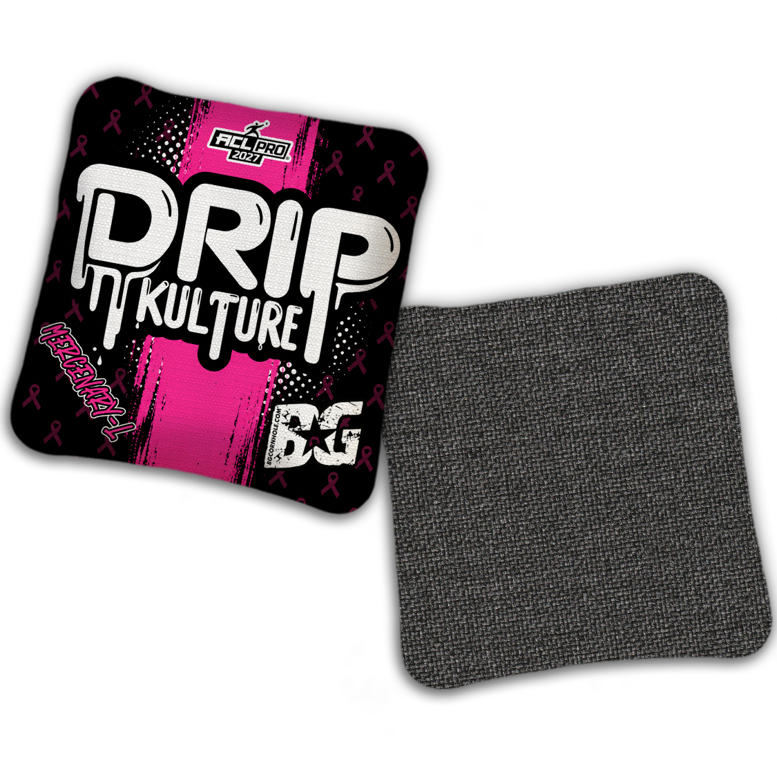 BG Cornhole DK BCA Stripe ACL Pro Cornhole Bags in Mercenary L - front and back