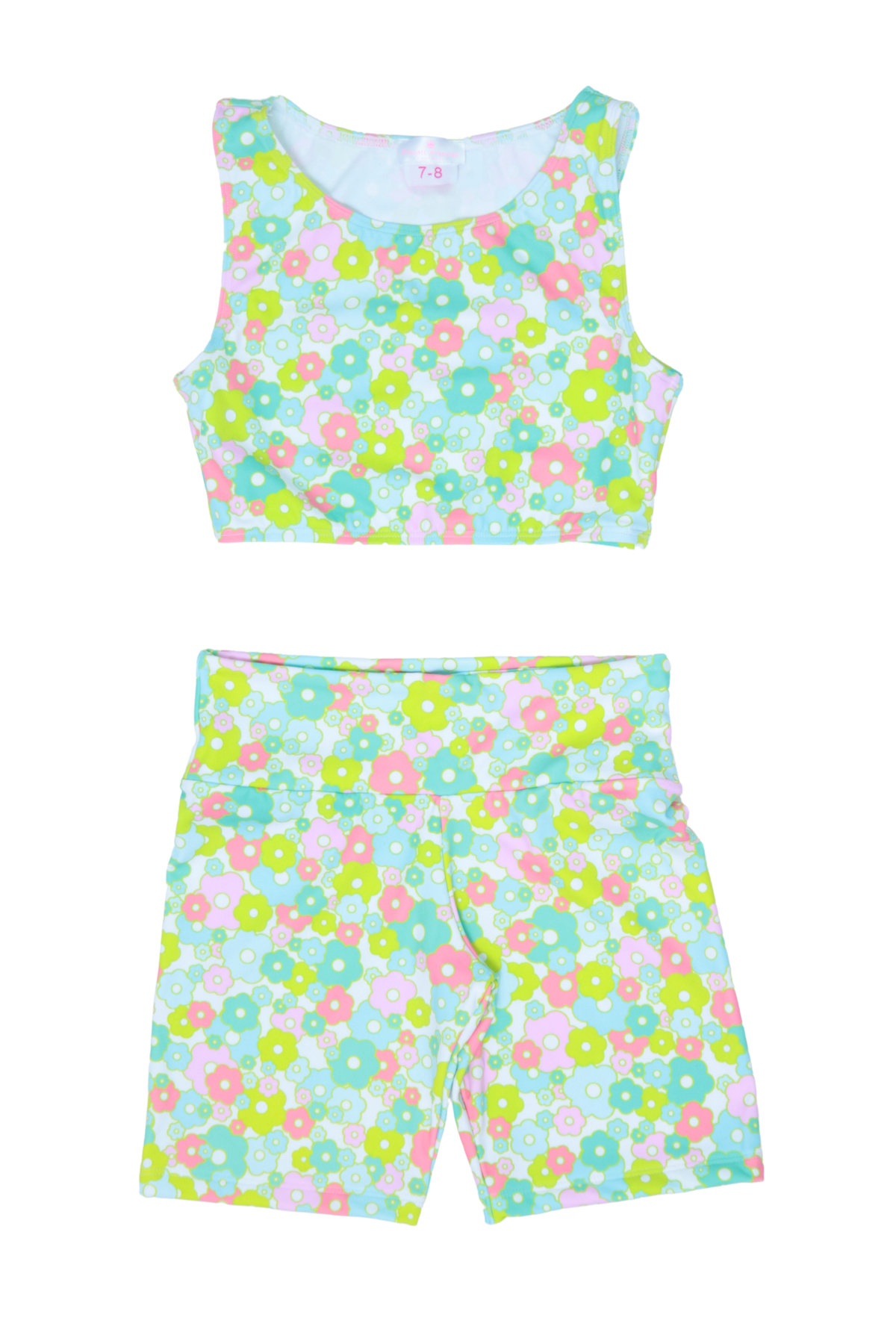 MINT PETAL SHORT SET