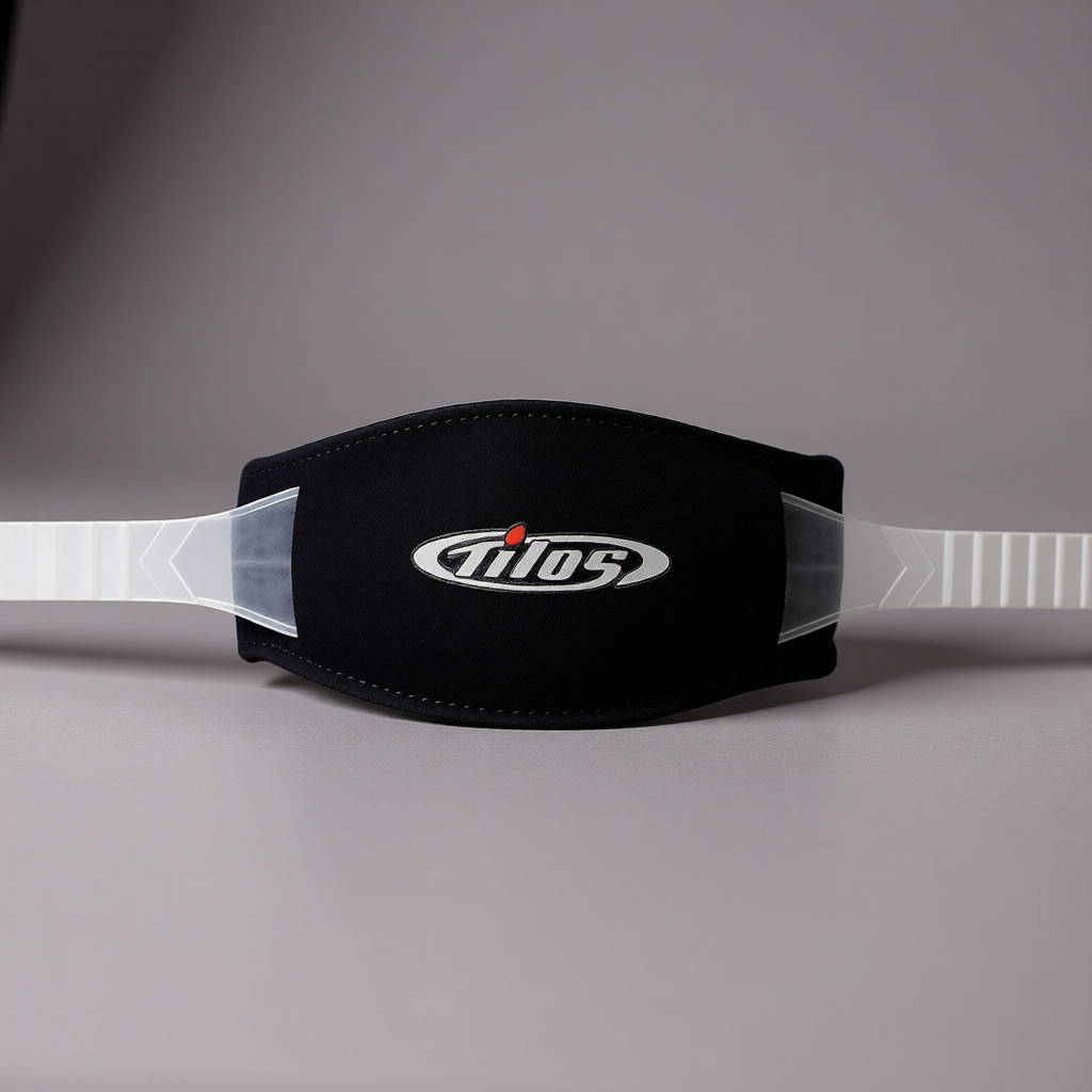 Tilos Neoprene Mask Strap Cover, Black