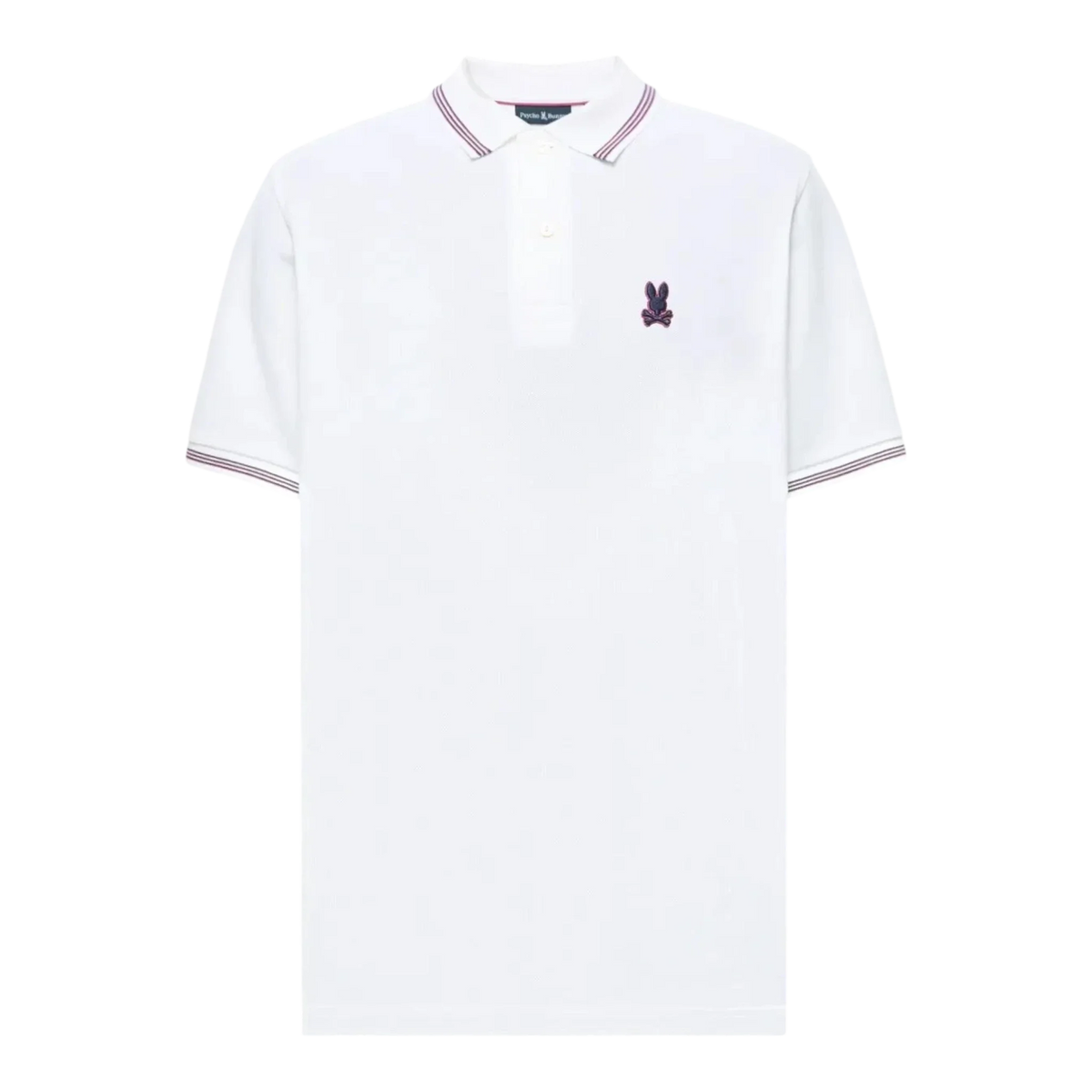 Psycho Bunny Andre Piqué Men's Polo — White
