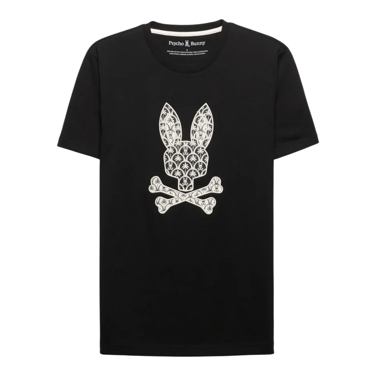 Psycho Bunny Brad Graphic Men's Tee — Black