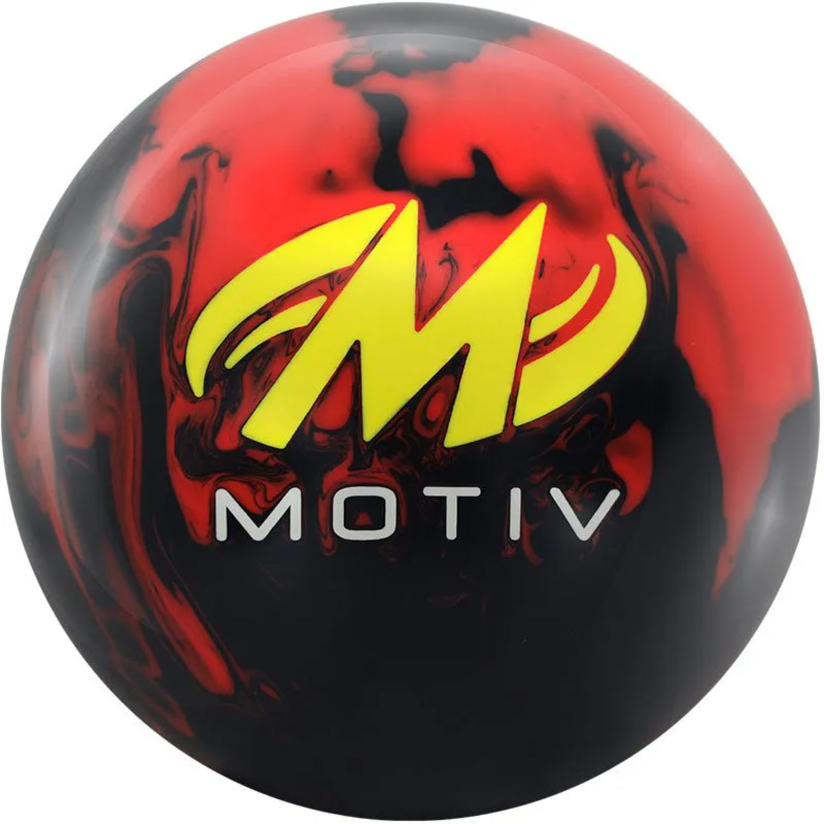 Motiv Lethal Venom Black and Red PRE-DRILLED Bowling Ball