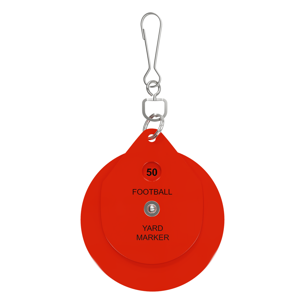 Football referee yard marker chain clip for officials