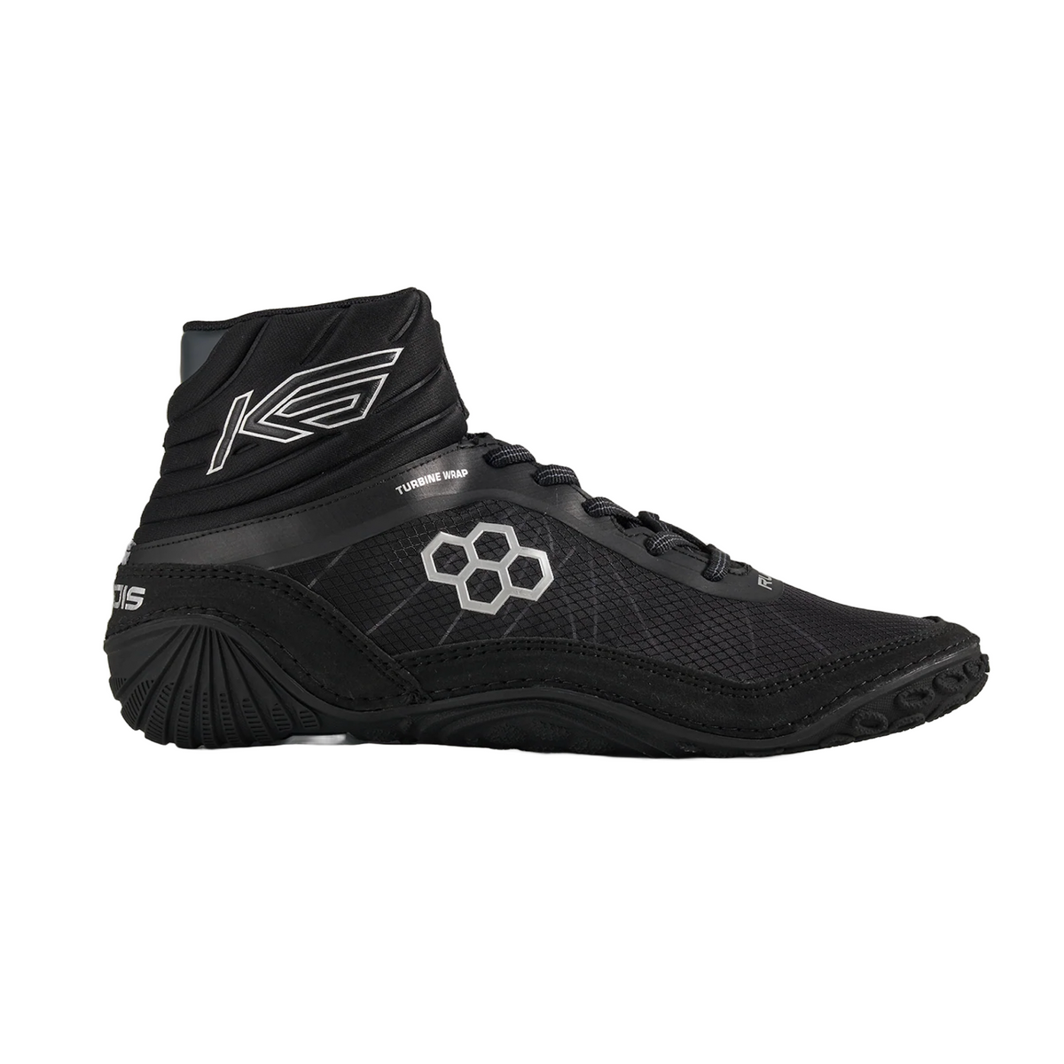 Rudis KS Turbine Adult Wrestling Shoes Midnight Black Great Call Athletics