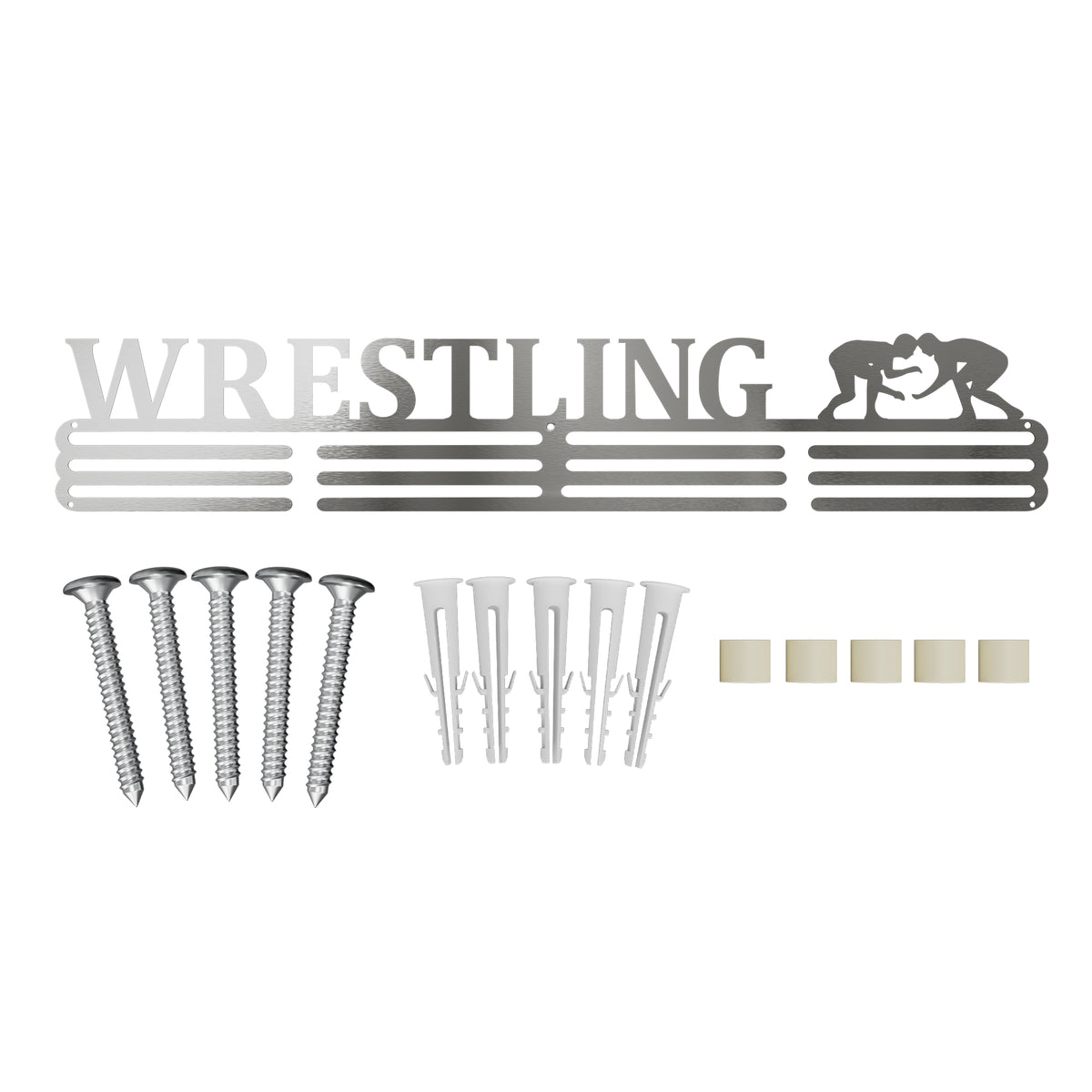 3 Bar Wrestling Medal Hanger with Accessories and all hardware