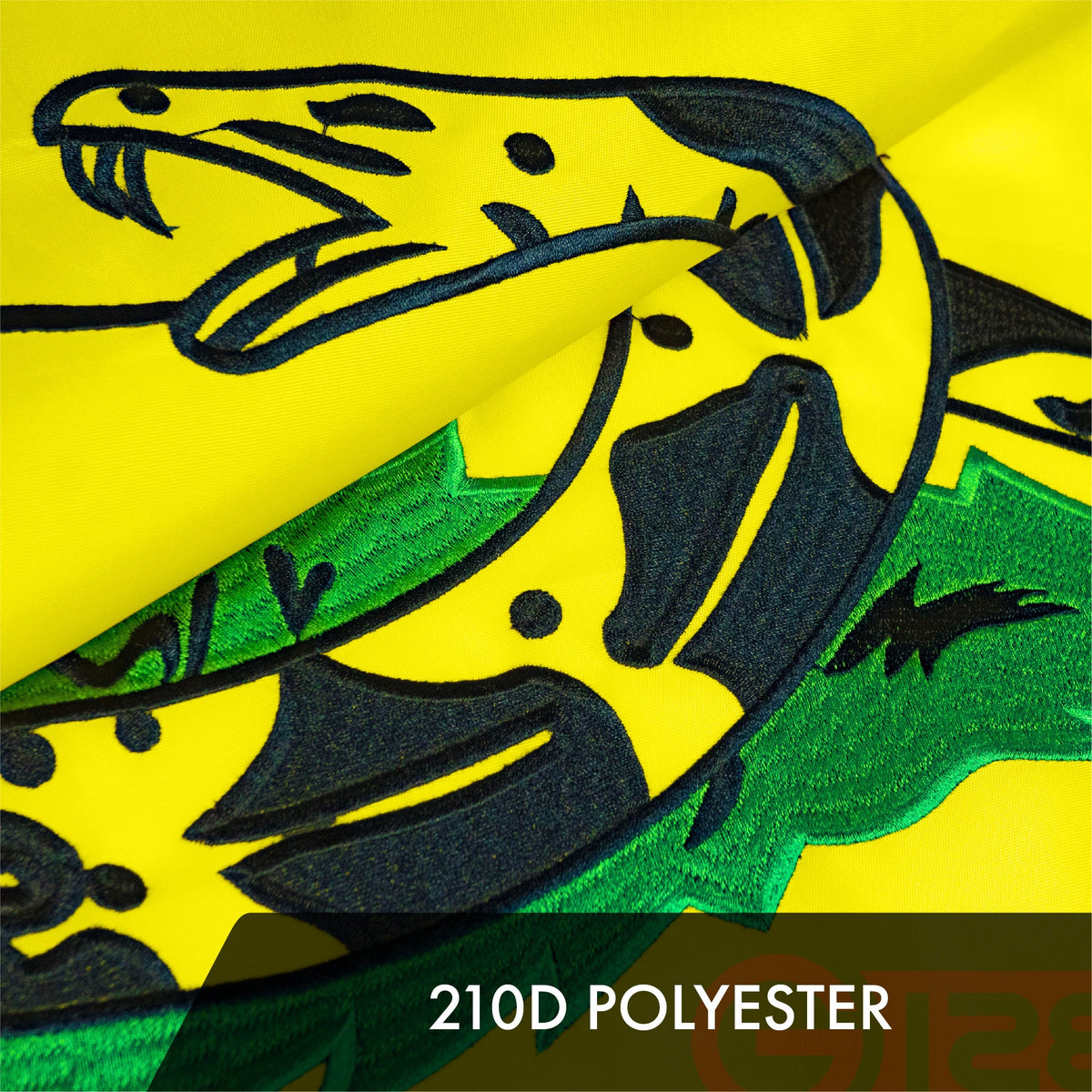 Gadsden (Dont Tread On Me) Flag 300D Embroidered Polyester 2x3 Ft - View 4