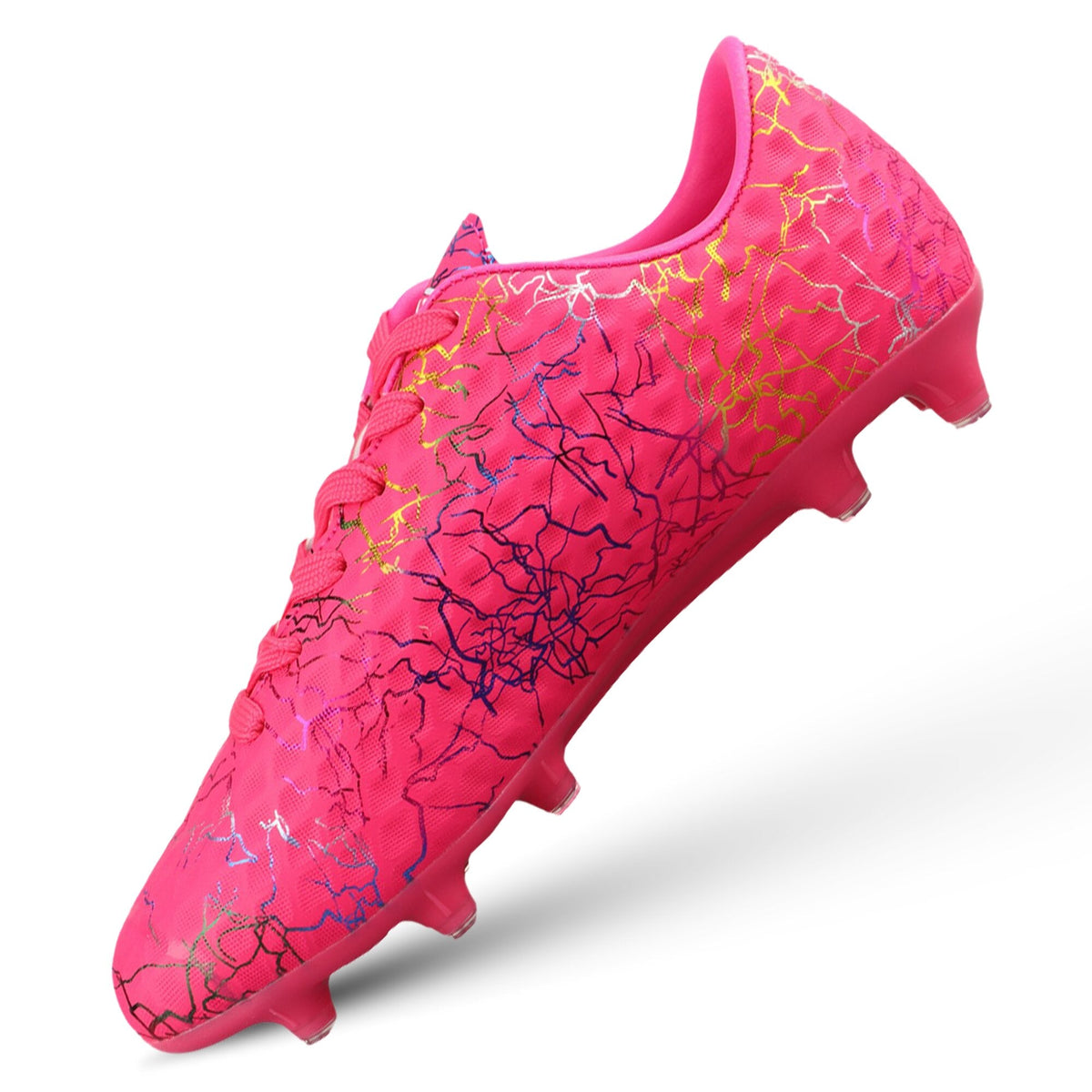 Vizari Zodiac Junior Kids Firm Ground (FG) Soccer Cleats -Pink, Youth Sizes 8C