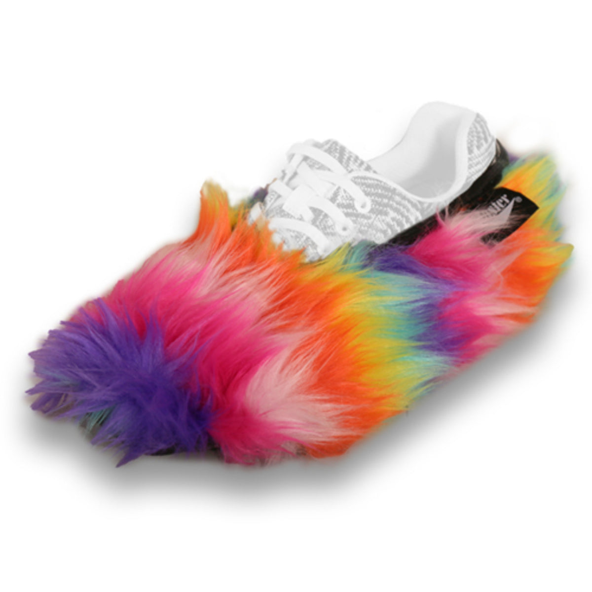 master-ladies-bowling-shoe-covers-fuzzy-rainbow