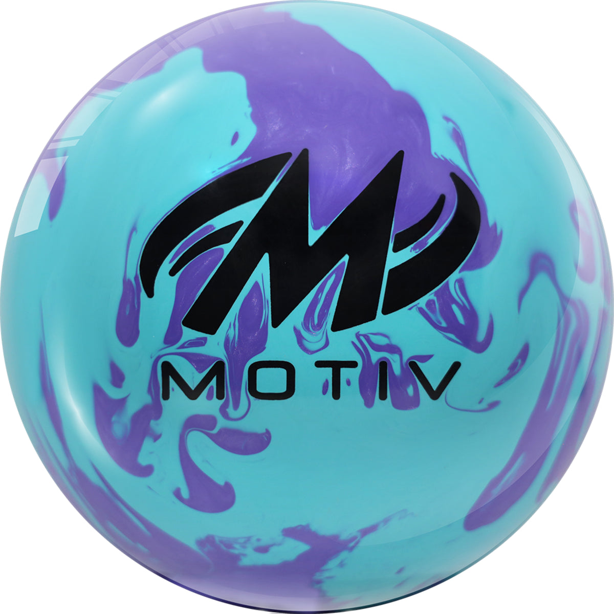 Motiv Max Thrill Hybrid PRE-DRILLED Sky Blue/Purple Bowling Ball