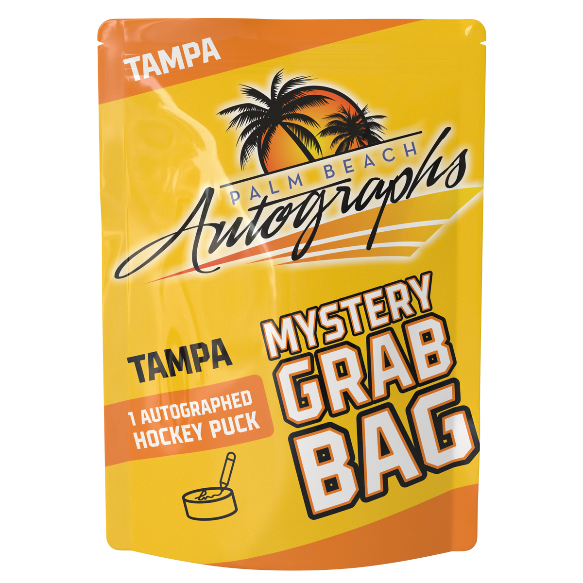 Mystery Grab Bag - Tampa Bay Lightning NHL Autographed Hockey Puck