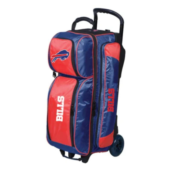 KR Buffalo Bills Premium 3 Ball Triple Roller NFL Bowling Bag