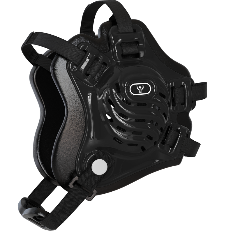 Great Call Athletics Nelson Wrestling Headgear Adult in Black - left side view