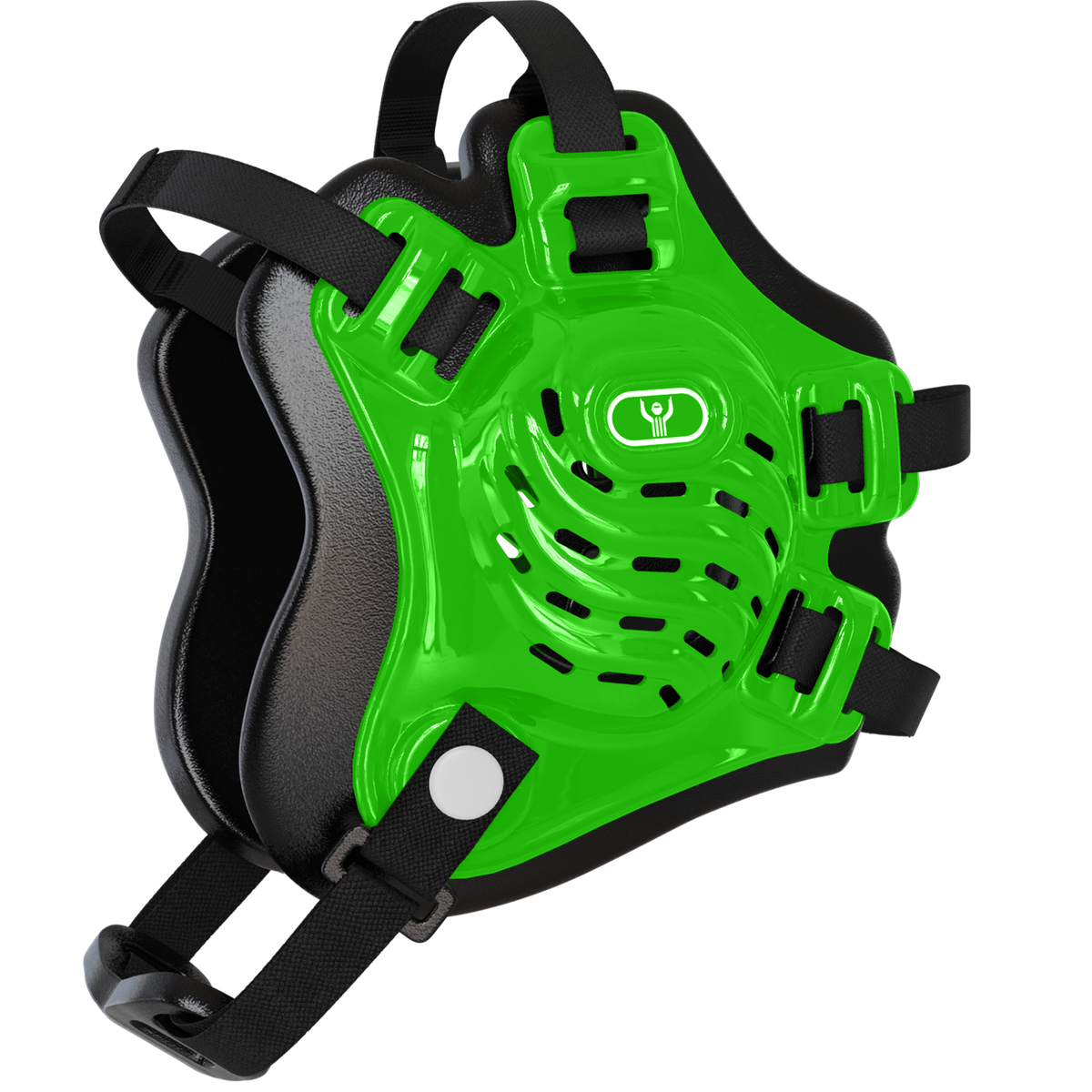 Great Call Athletics Nelson Wrestling Headgear Adult in Neon Green - left side view