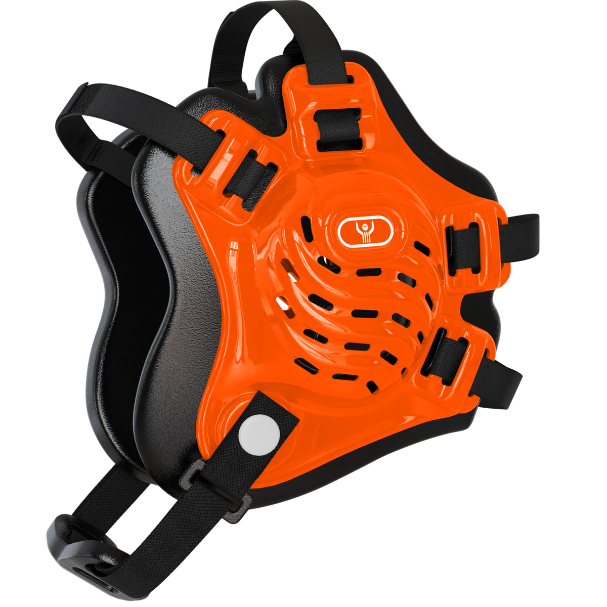 Great Call Athletics Nelson Wrestling Headgear Adult in Orange - left side view