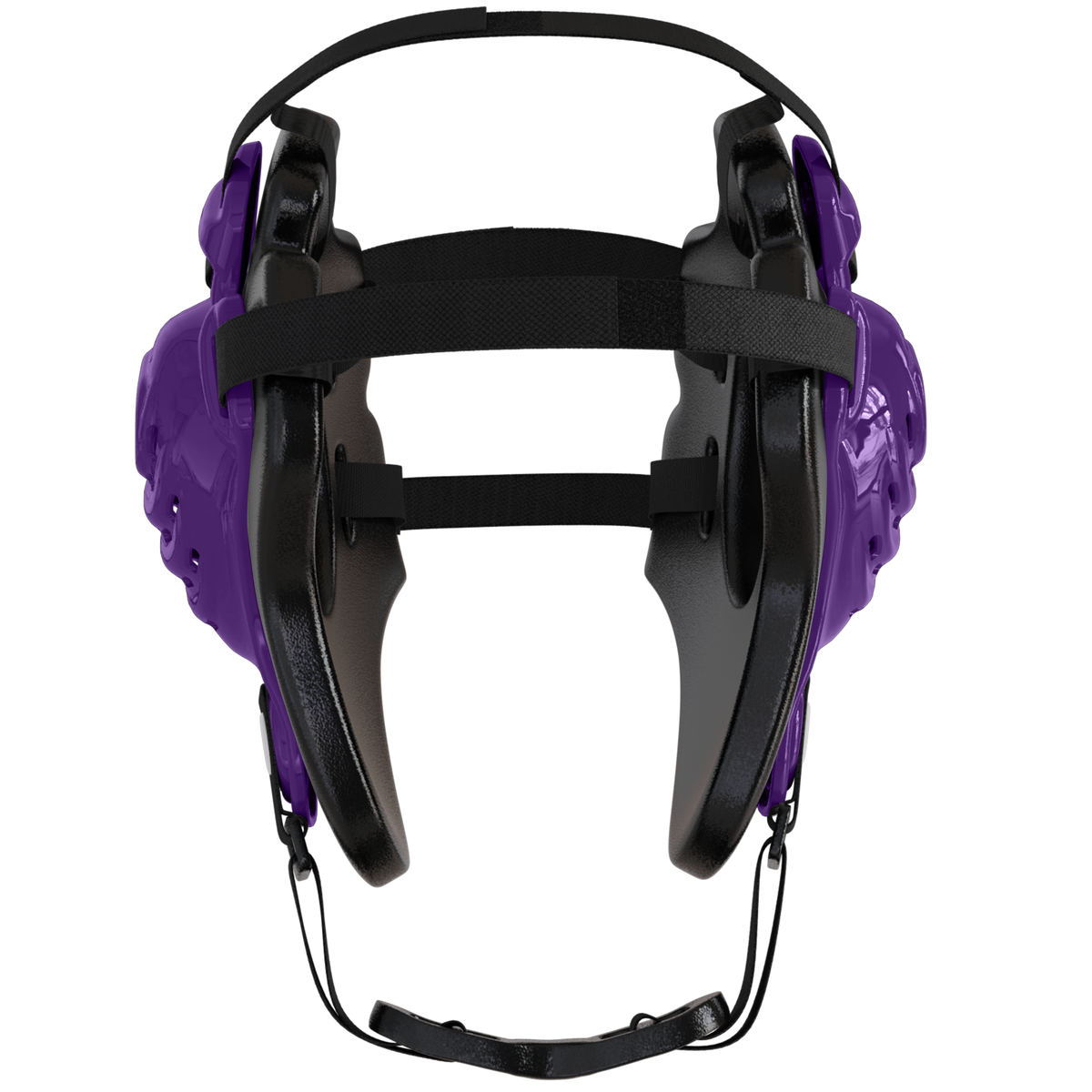 Great Call Athletics Nelson Wrestling Headgear Adult in Purple - back view
