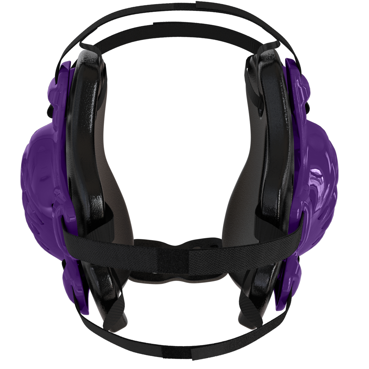 Great Call Athletics Nelson Wrestling Headgear Adult in Purple - top view