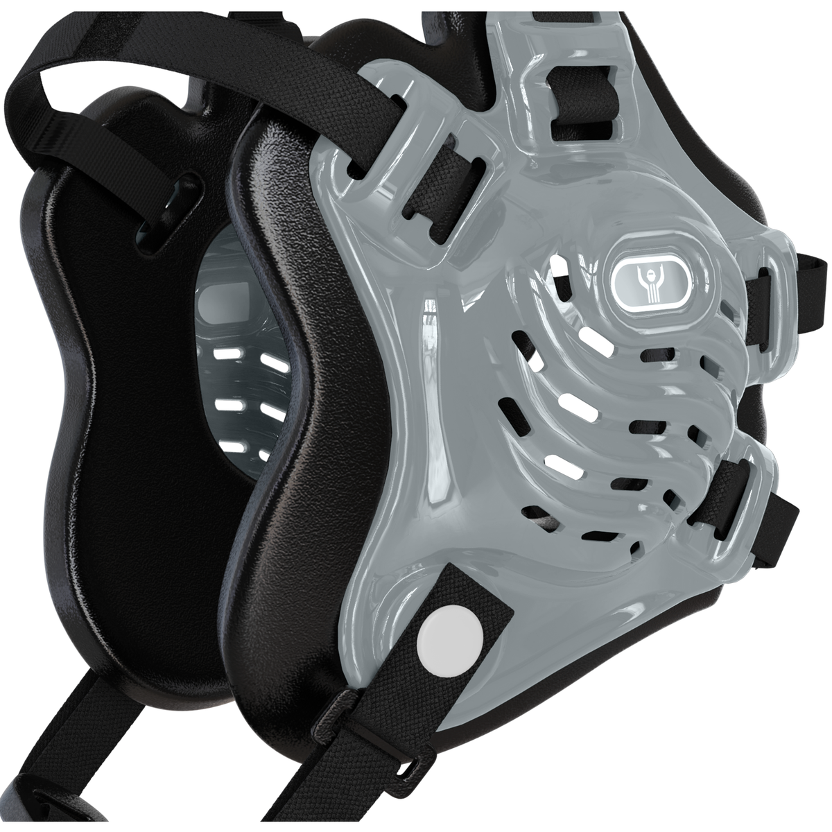 Great Call Athletics Nelson Wrestling Headgear Adult in Silver - right side view