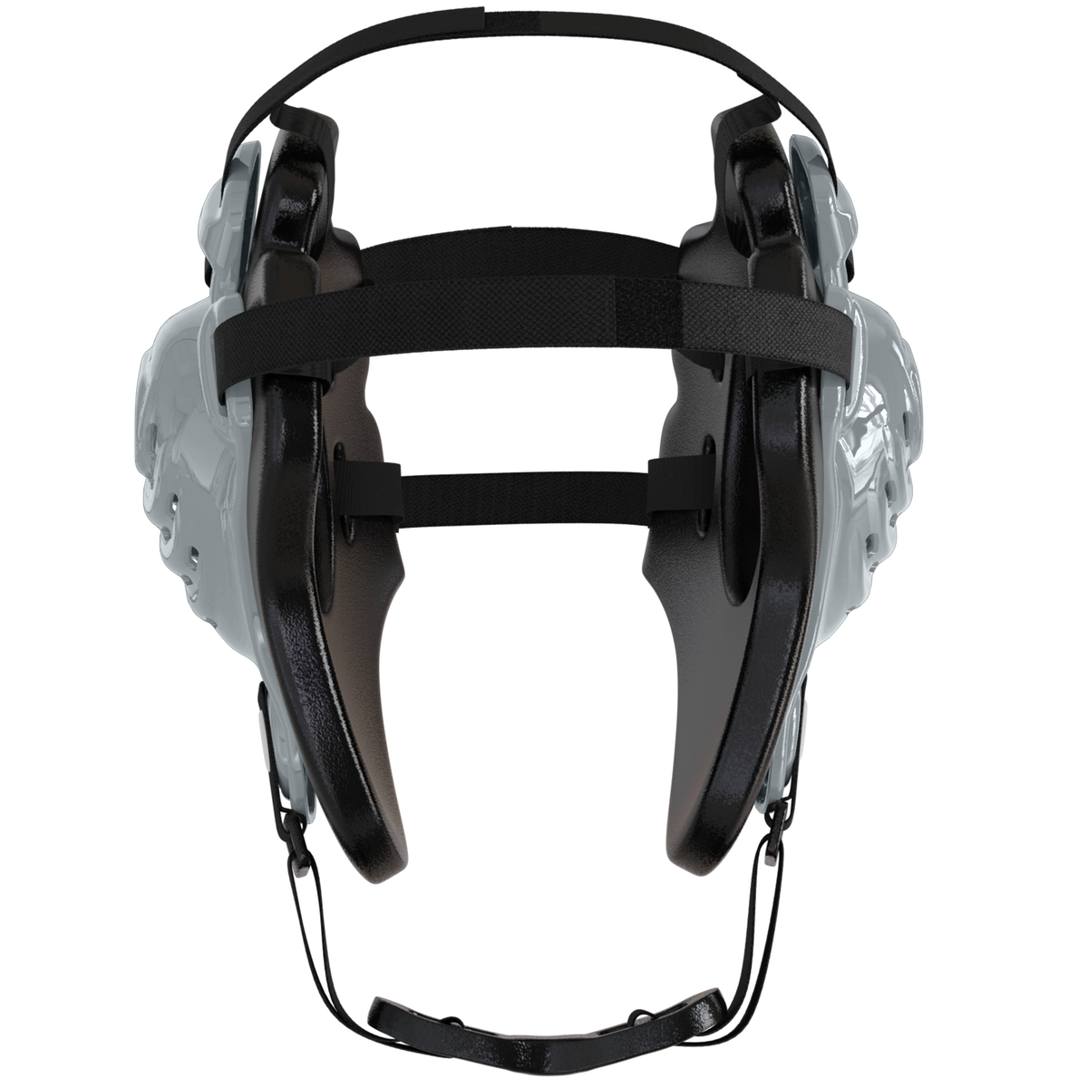 Great Call Athletics Nelson Wrestling Headgear Adult in Silver - back view
