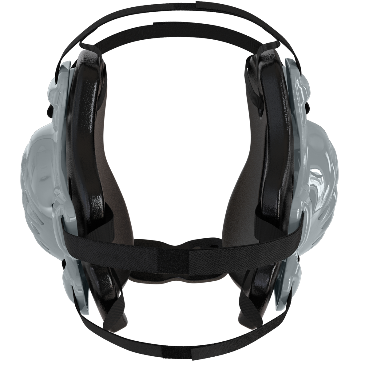 Great Call Athletics Nelson Wrestling Headgear Adult in Silver - top view