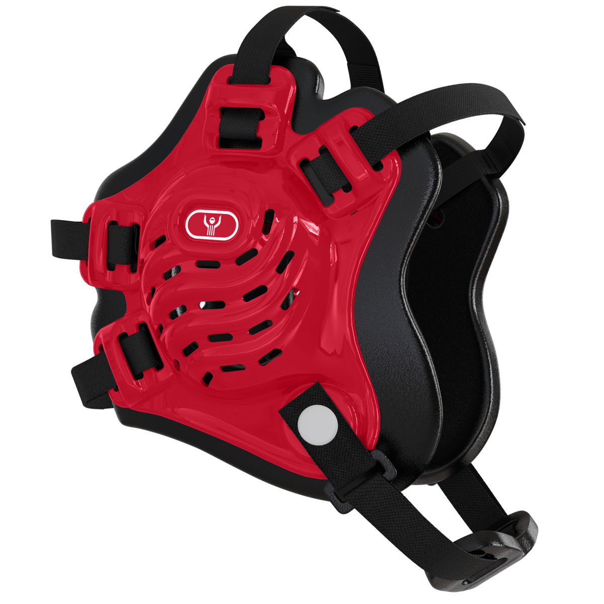 Great Call Athletics Nelson Wrestling Headgear Adult in Varsity Red - front view