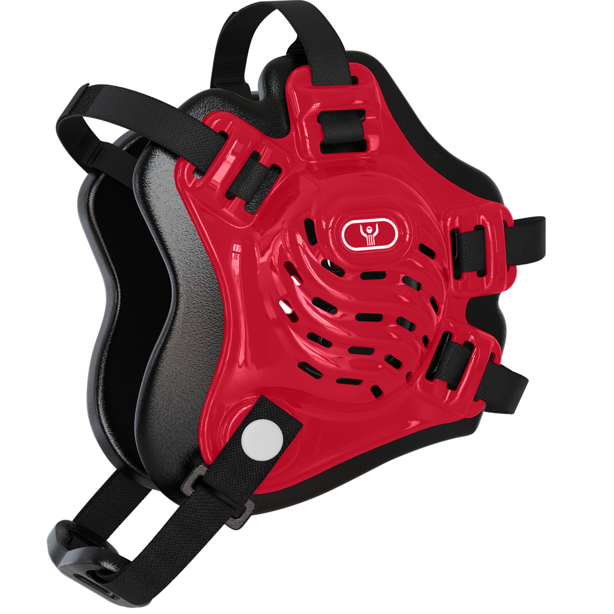 Great Call Athletics Nelson Wrestling Headgear Adult in Varsity Red - left side view