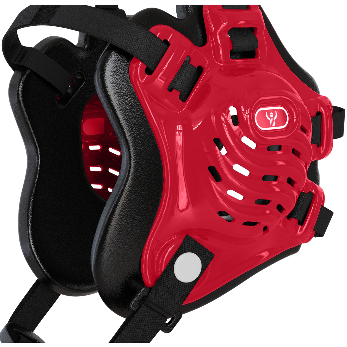 Great Call Athletics Nelson Wrestling Headgear Adult in Varsity Red - right side view