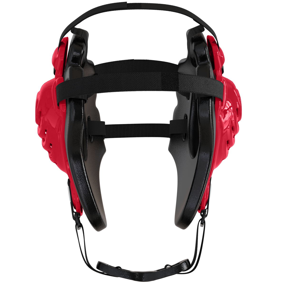 Great Call Athletics Nelson Wrestling Headgear Adult in Varsity Red - back view