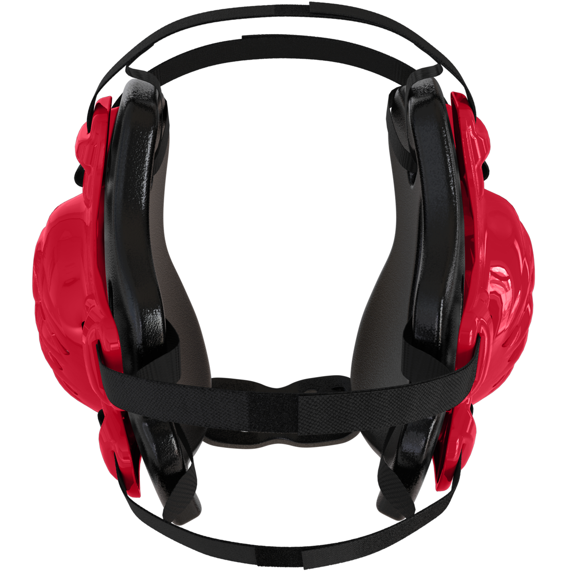 Great Call Athletics Nelson Wrestling Headgear Adult in Varsity Red - top view