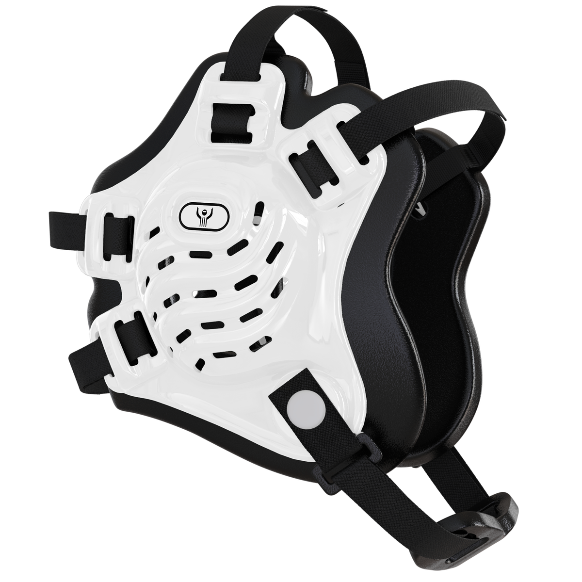 Great Call Athletics Nelson Wrestling Headgear Adult in White - front view