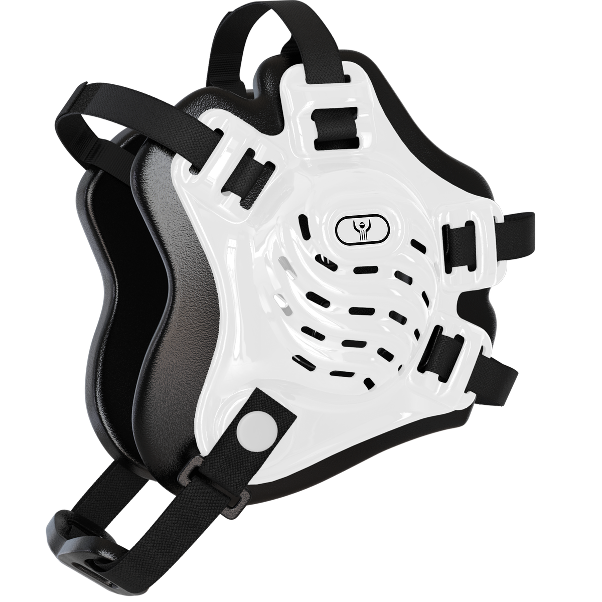 Great Call Athletics Nelson Wrestling Headgear Adult in White - left side view