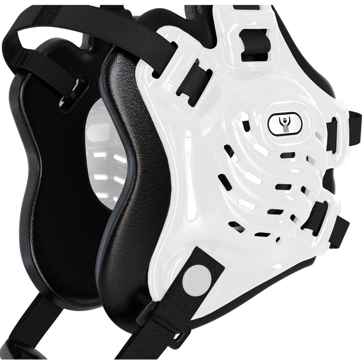 Great Call Athletics Nelson Wrestling Headgear Adult in White - right side view