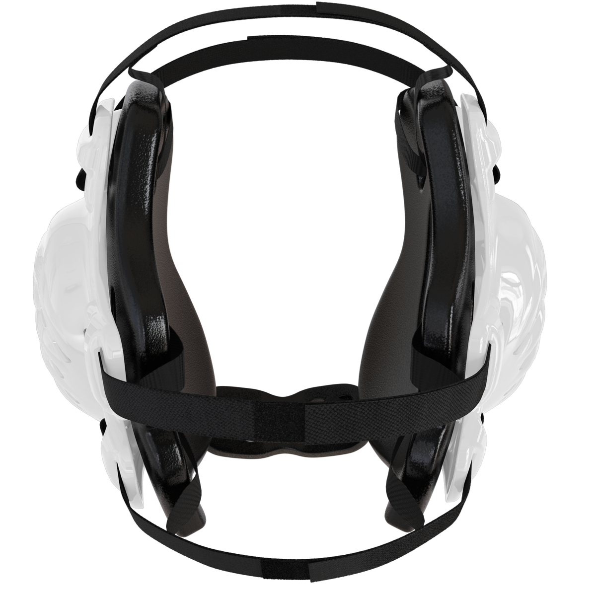 Great Call Athletics Nelson Wrestling Headgear Adult in White - top view