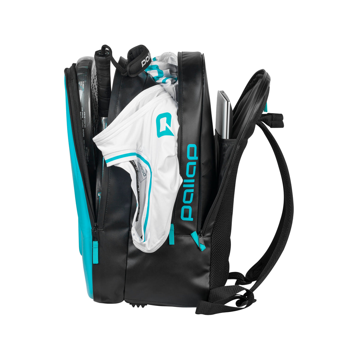Pallap Tech Backpack 2.0 Black Cyan Blue - view 11