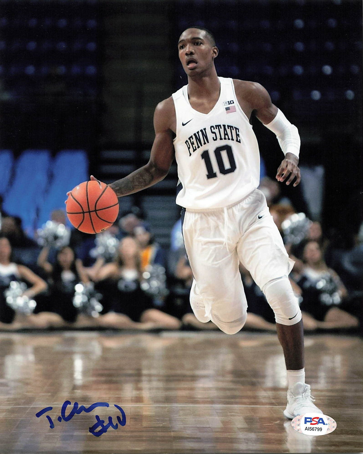 Tony Carr signed 8x10 photo PSA/DNA Penn State Autographed