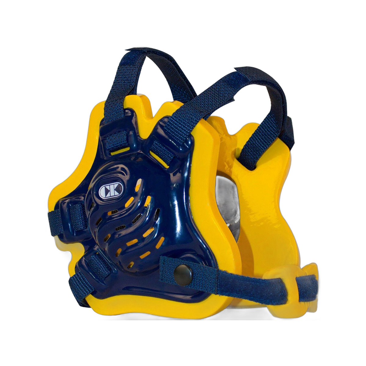Cliff Keen F5 Tornado Wrestling Headgear in Navy/Light Gold/Navy
