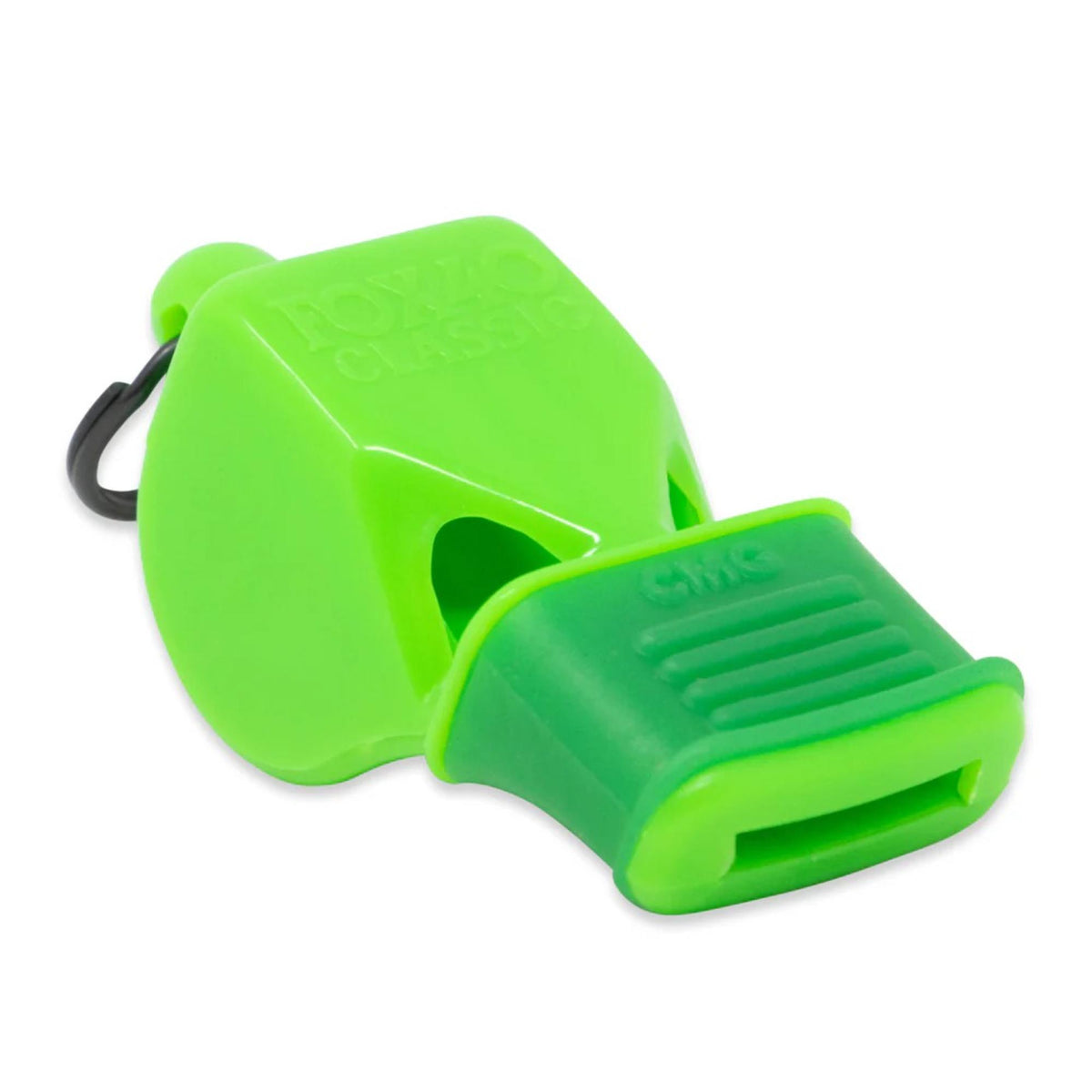 Compact safety whistle designed for loud, clear sound, ideal for sports, coaching, or emergency signaling.