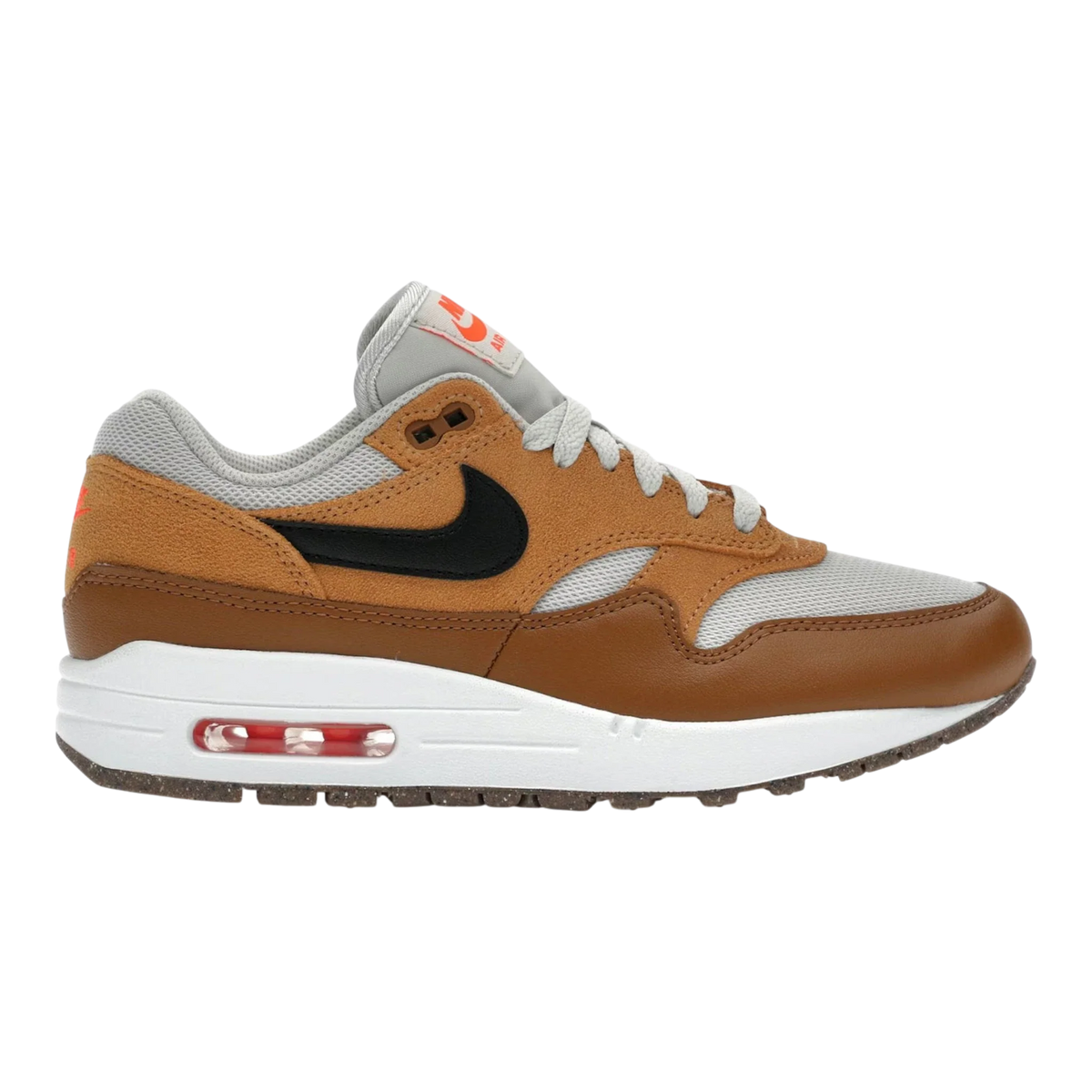 Nike Air Max 1 Essential Men's Sneakers — Light Bone/Flax Low-Top