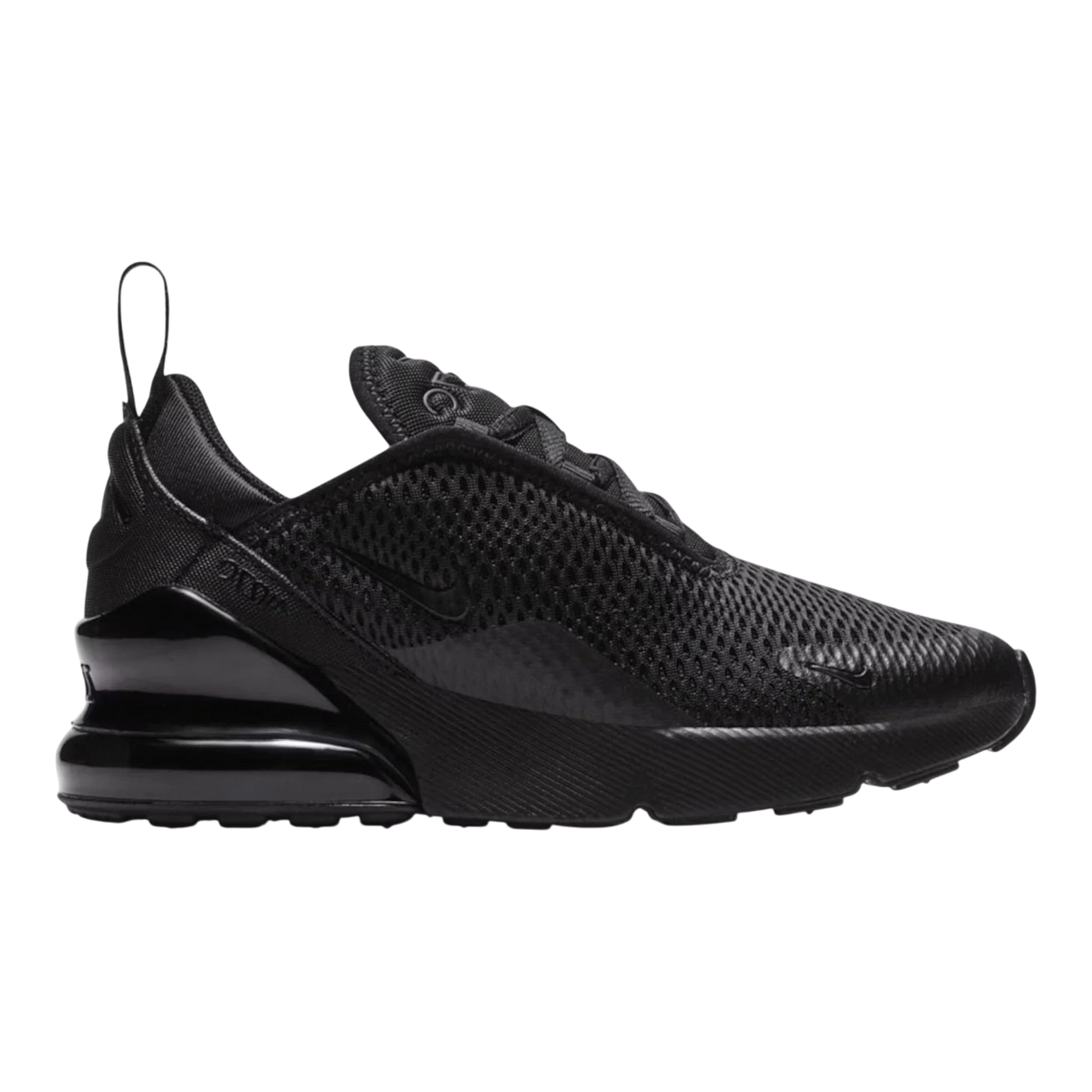 Nike Air Max 270 Little Kids' (PS) Sneakers — Black Low-Top