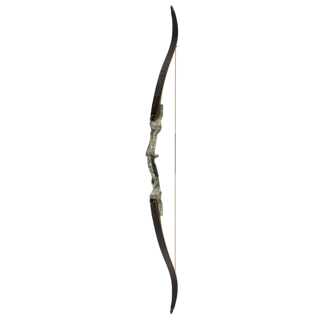 October Mountain Night Ridge ILF Recurve Bow in Realtree Excape 60 in. 35 lbs. RH - Front View