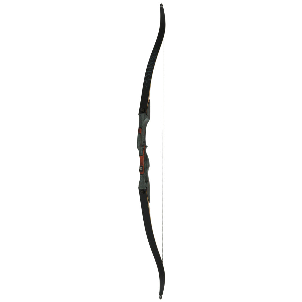 October Mountain Mountaineer Dusk Recurve Bow in 62 in. 30 lbs. RH - Front View