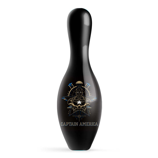 Marvel Avengers Captain America Logos Bowling Pin