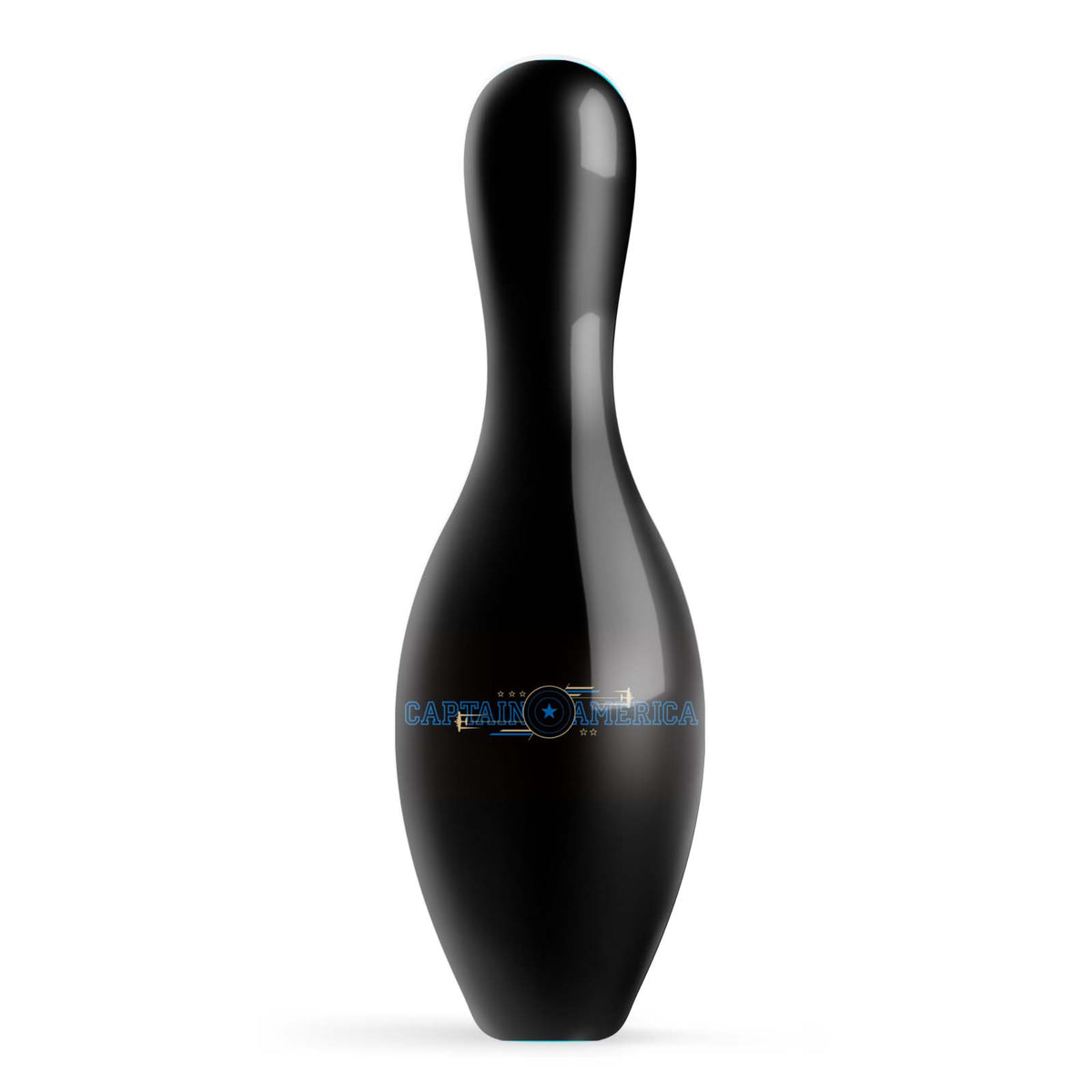 Marvel Avengers Captain America Logos Bowling Pin